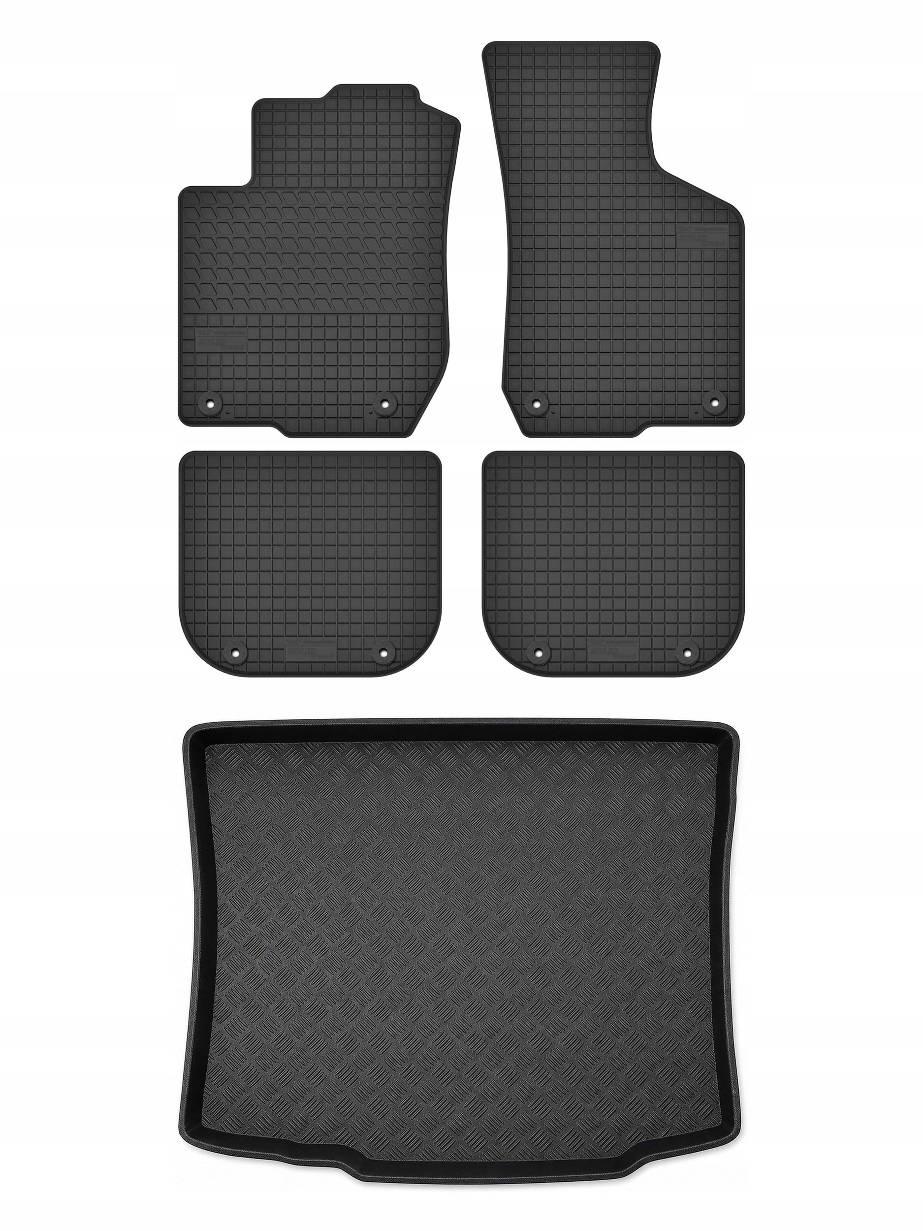 Gumové rohože SolidTread rohož batožinového priestoru pre: Audi A3 8L 1996-2001 5 el.