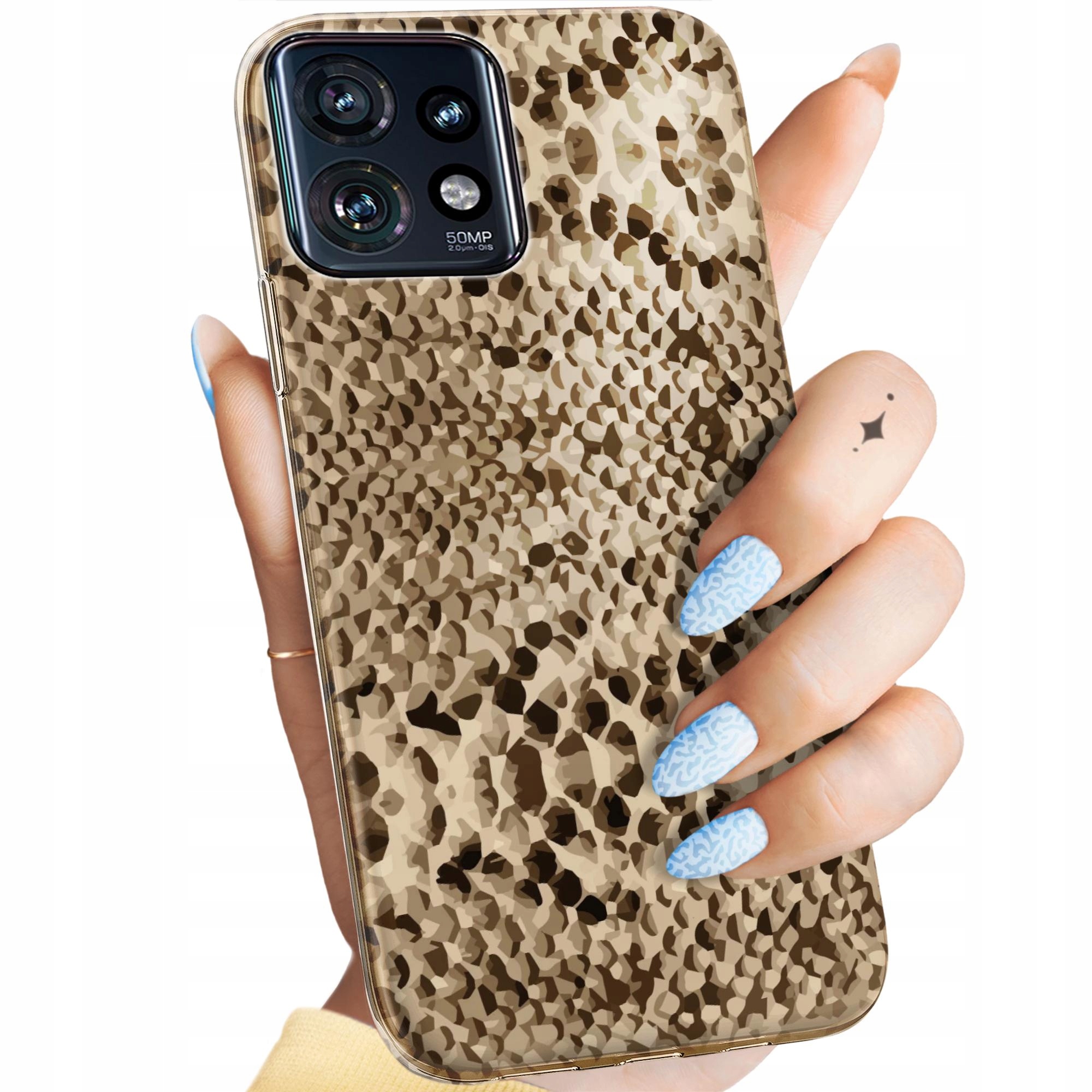 Etui Do Motorola Edge 40 Pro Wąż Skóra Węża Snake Obudowa Pokrowiec