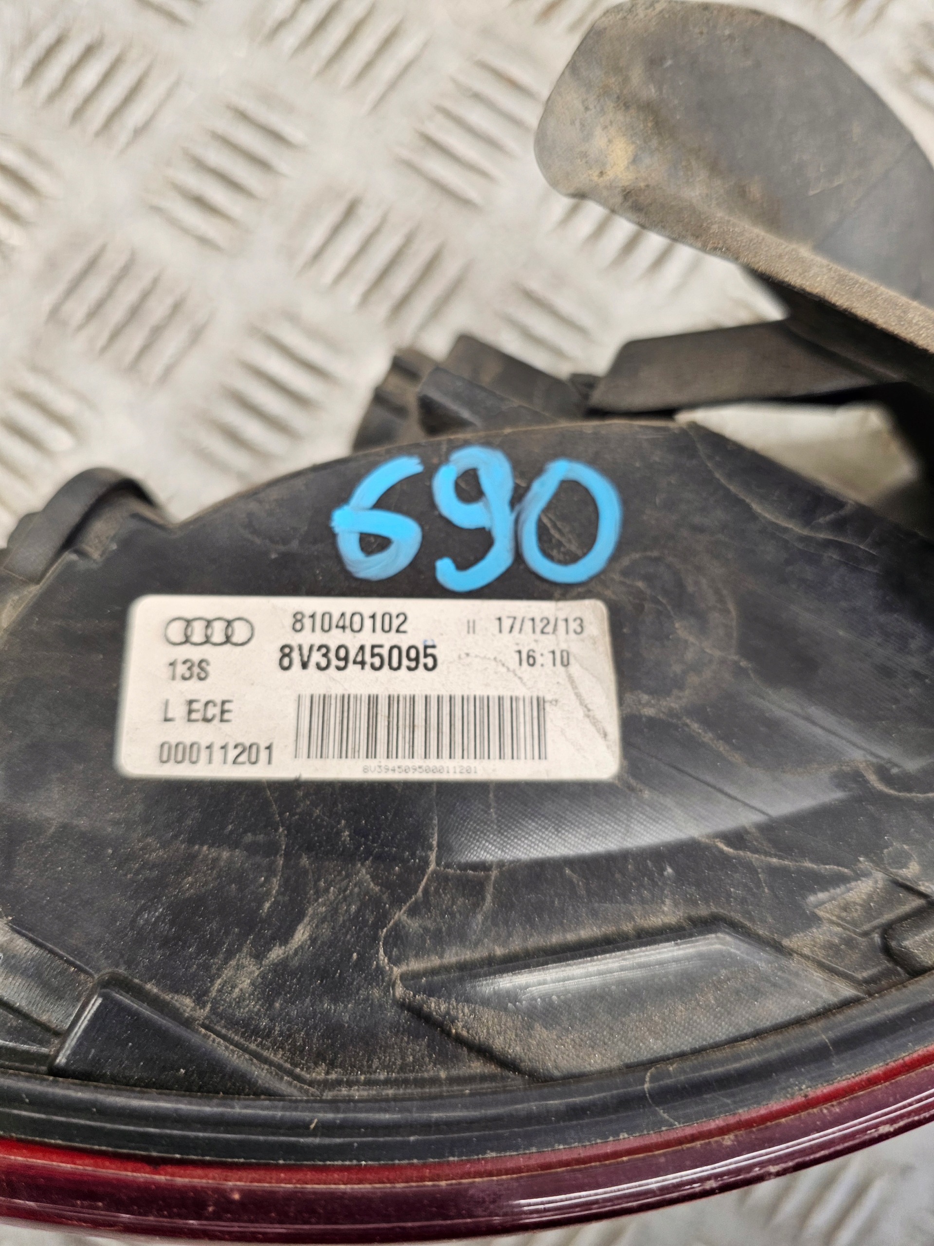 light left left rear part AUDI A3 8V 3D 8V3945095