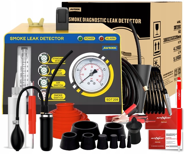 TESTER SZCZELNOŚCI SILNIKA RUR WĘŻY GENERATOR DYMU