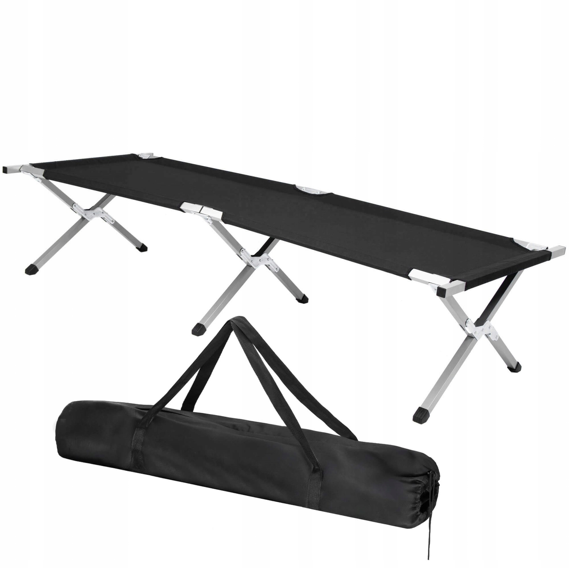 Skládací Turistická Postel Polovná Lehká Kanadská 190x74 Přenosné Lehátko