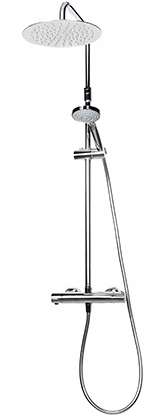 Nástenná Sprchová Súprava Diya Valvex Chrómová Termostatická Batéria