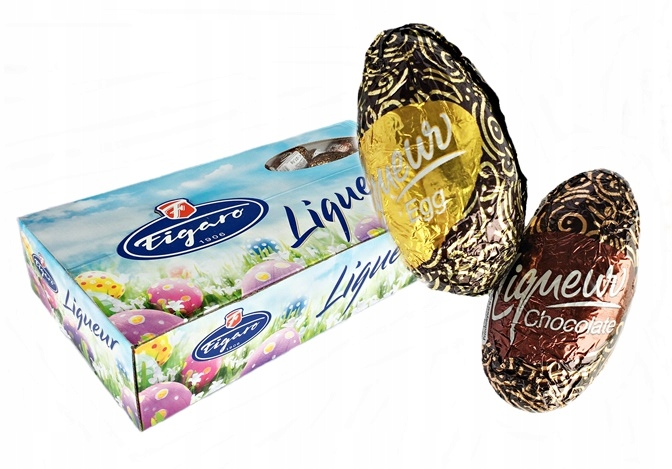Levně Figaro Liqueur Vajíčka plněná alkoholem 2,97 kg 90 ks