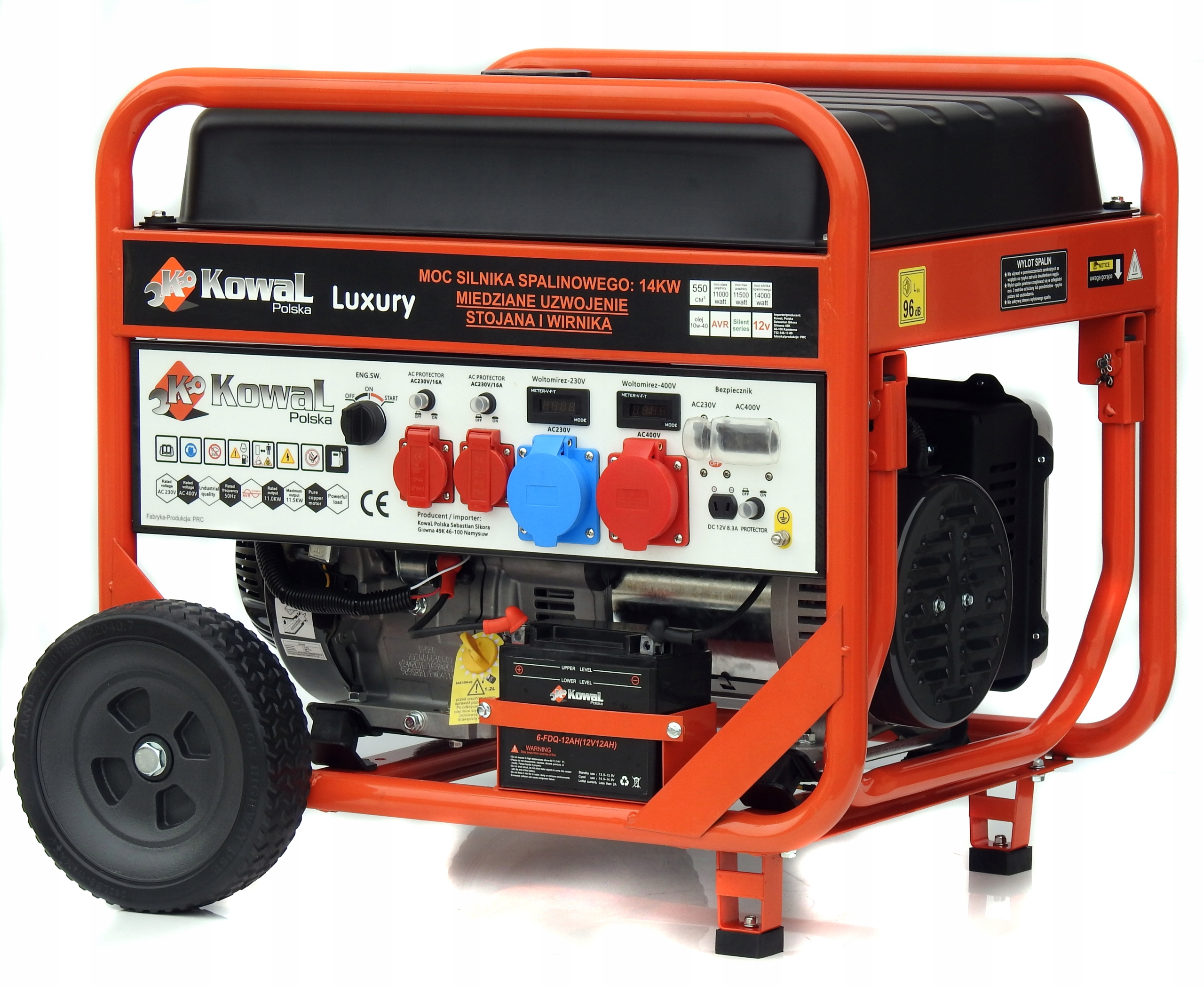NAJMOCNIEJSZY AGREGAT PRĄDOTWÓRCZY KowaL ELSTART MIEDŹ STOJAN+WIRNIK AVR+ Marka KowaL Polska