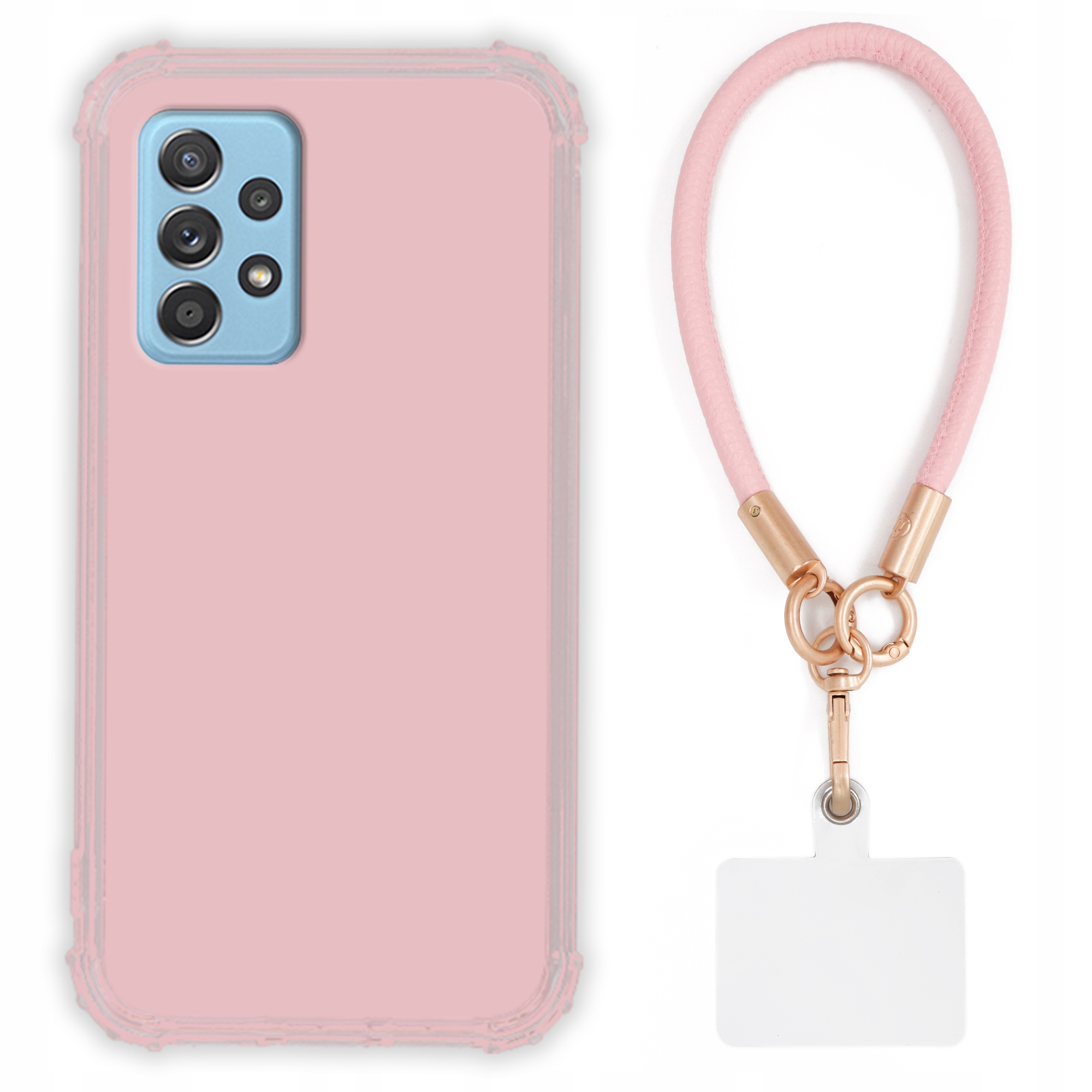 Pouzdro Pro Samsung A33 5G Case Antishock Pinky Růžové vodítko Odolné