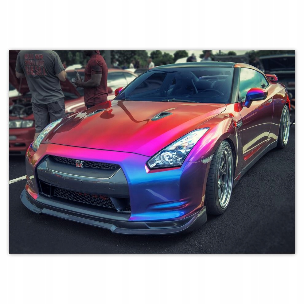 

Naklejki 70x50 Nissan Gtr Samochód