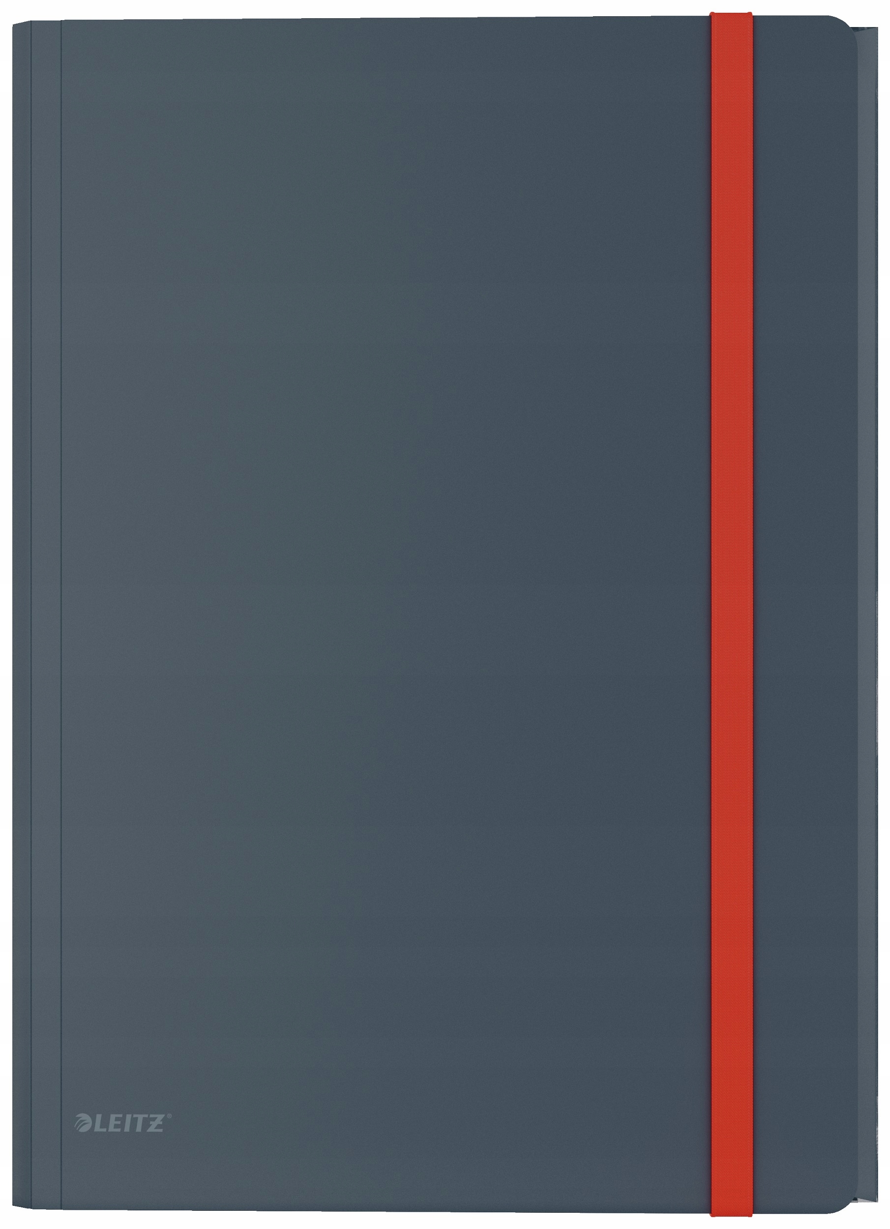 

Teczka z gumką Pp z kieszonką Leitz Cosy grafitowa