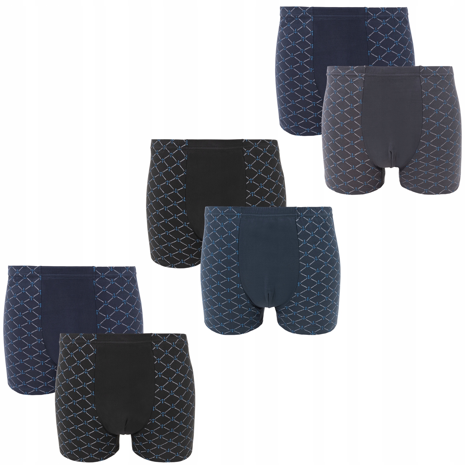 

6x Bokserki Bambusowe Majtki Męskie Rozmiar 4XL