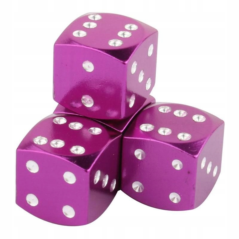 

Nakrętki na wentyle zaworki kostki aluminiowe