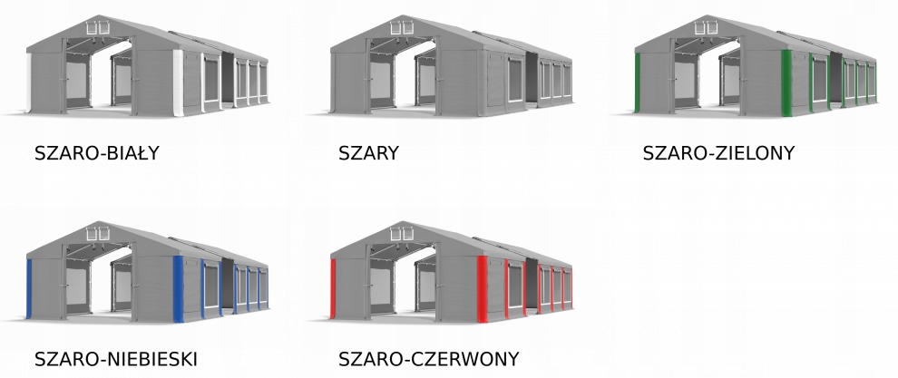 Namioty Wystawowe 6x22m Garaże DAS 560 W Stan opakowania oryginalne