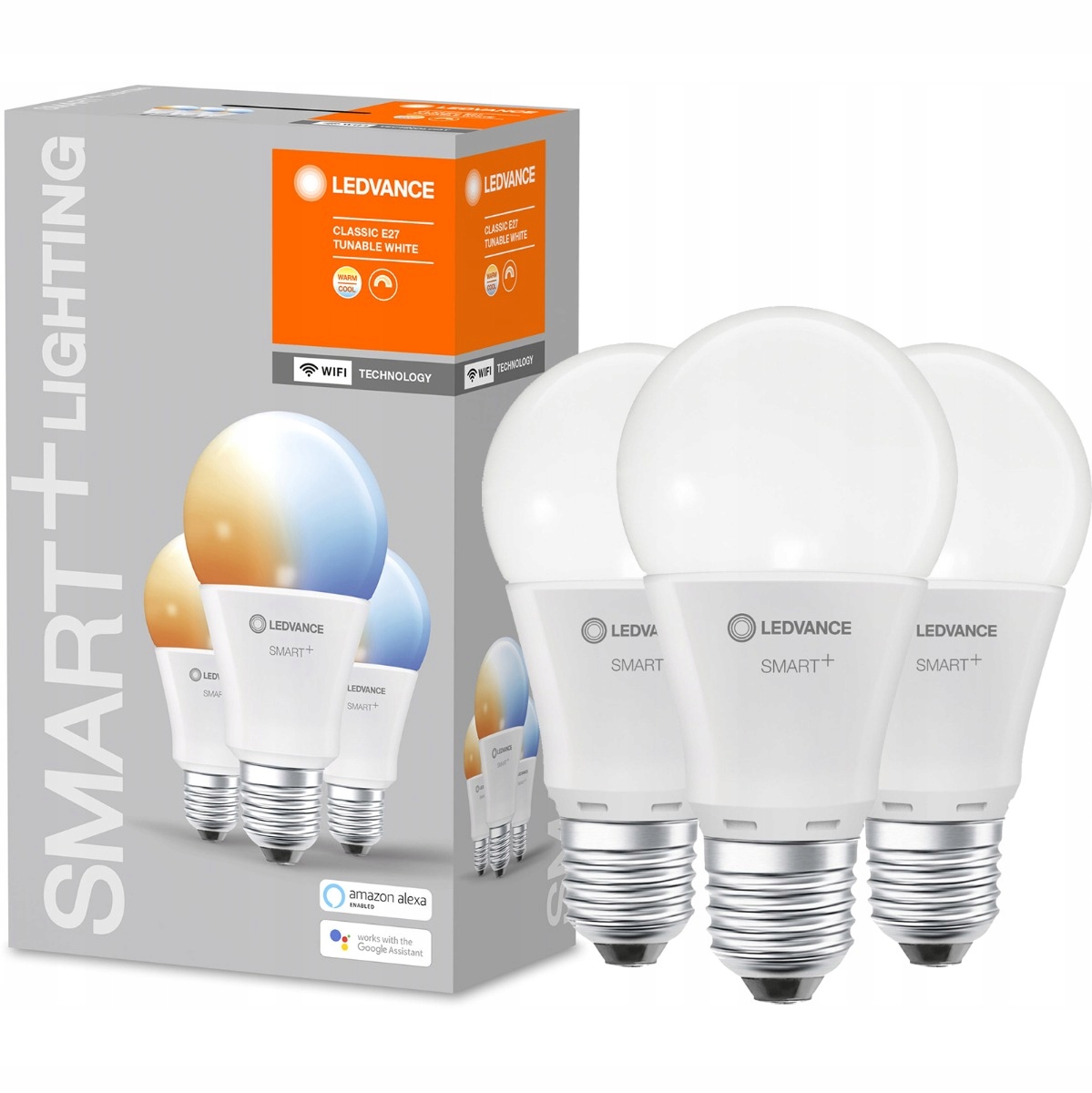 

3x Żarówka Led E27 14W Cct Smart+ WiFi Ledvance