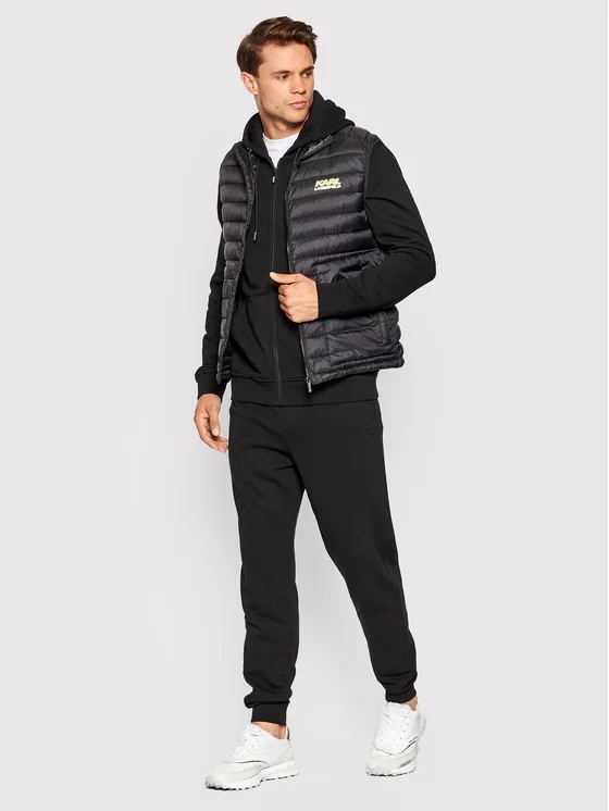 KARL LAGERFELD ORYGINALNY BEZRĘKAWNIK KAMIZELKA 52 Zapięcie zamek