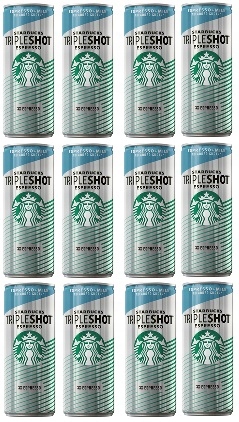 Levně 12 x 300 ml Starbucks Tripleshot bez cukru Svařovačka