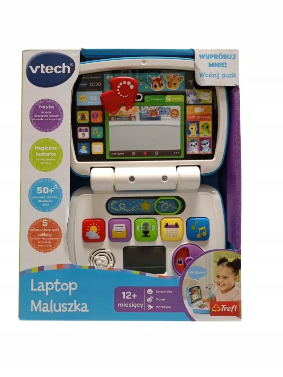 VTECH LAPTOP MALUSZKA 12 MIESIĘCY+ OBCOJĘZYCZNY