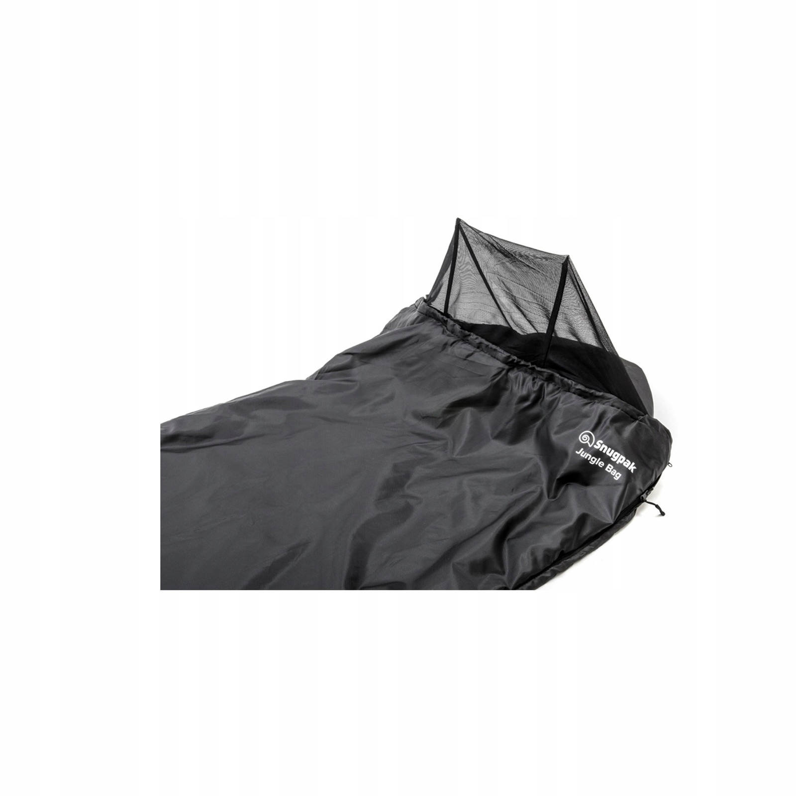 SNUGPAK ŚPIWÓR JUNGLE BAG od 2°C do 7°C MOSKITIERA Lekki Letni Black Model snugpak