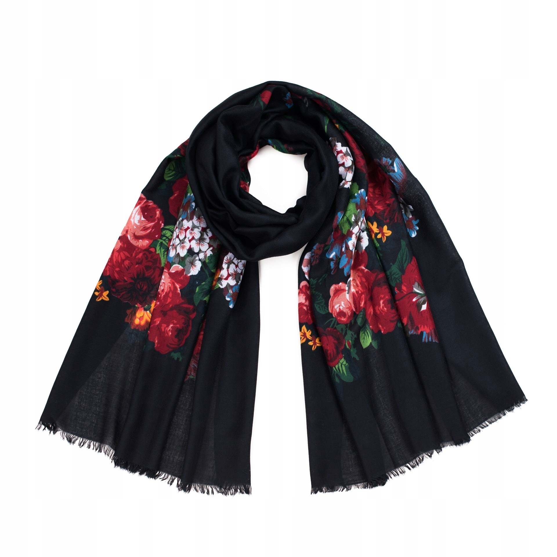 

Szalik Szalik Damski Folk W Kwiaty Damskie Szal