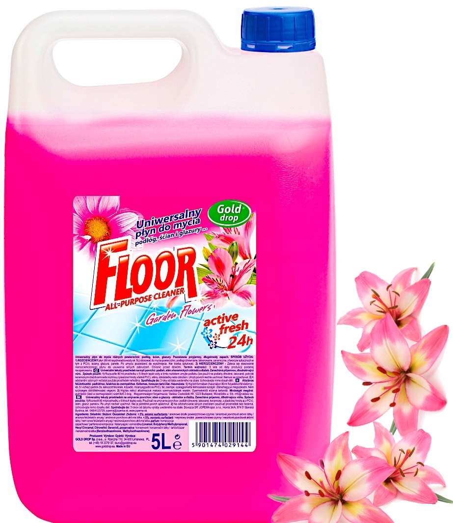 

Floor płyn uniwersalny do mycia kwiaty ogrodów 5L