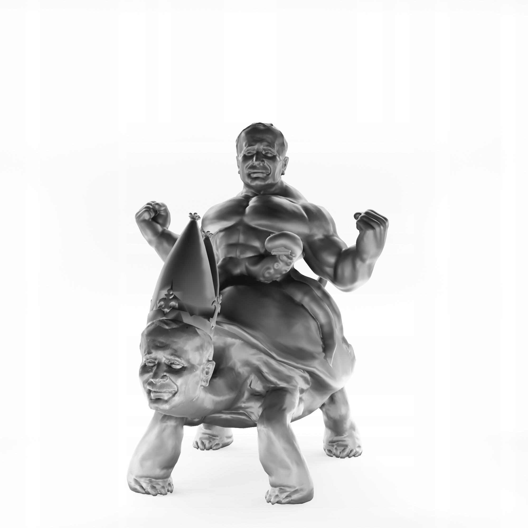 FIGURKA RPG SERIA POTWORY PAPAMOBIL - SZARY 102X74 MM Producent RGFK