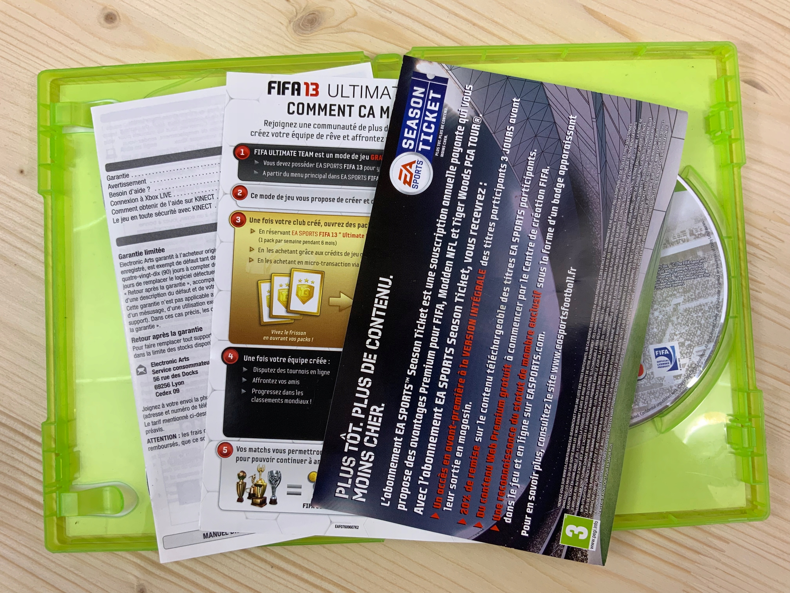 FIFA 13 płyta bdb komplet KINECT XBOX 360 Producent Electronic Arts Inc.