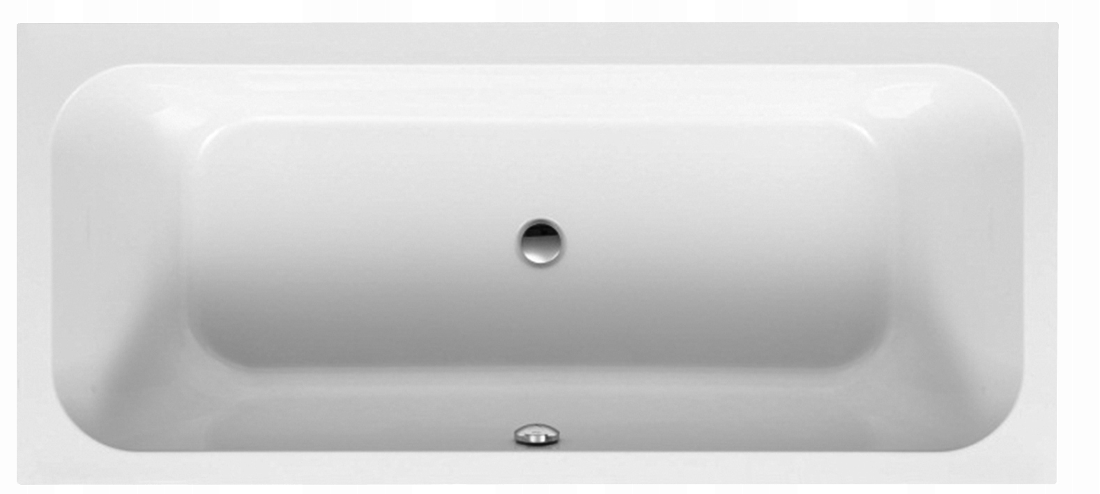 Velká Akrylová Vana 80x180 Polsko Bílá Pevná