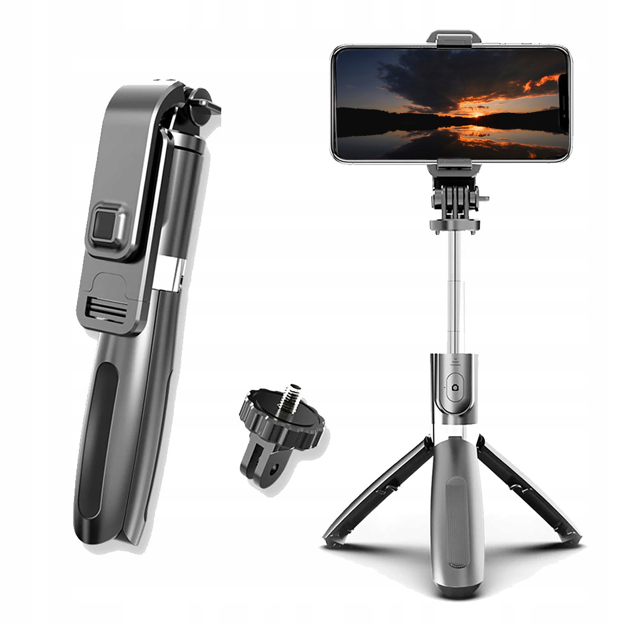 Focus PRO - Kij SELFIE STICK + GoPro Statyw Pilot EAN (GTIN) 5907729437146