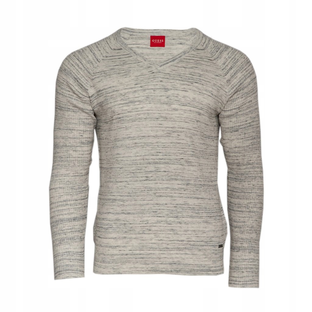 Pánský svetr Guess s výstřihem do V a dlouhým rukávem M64R43