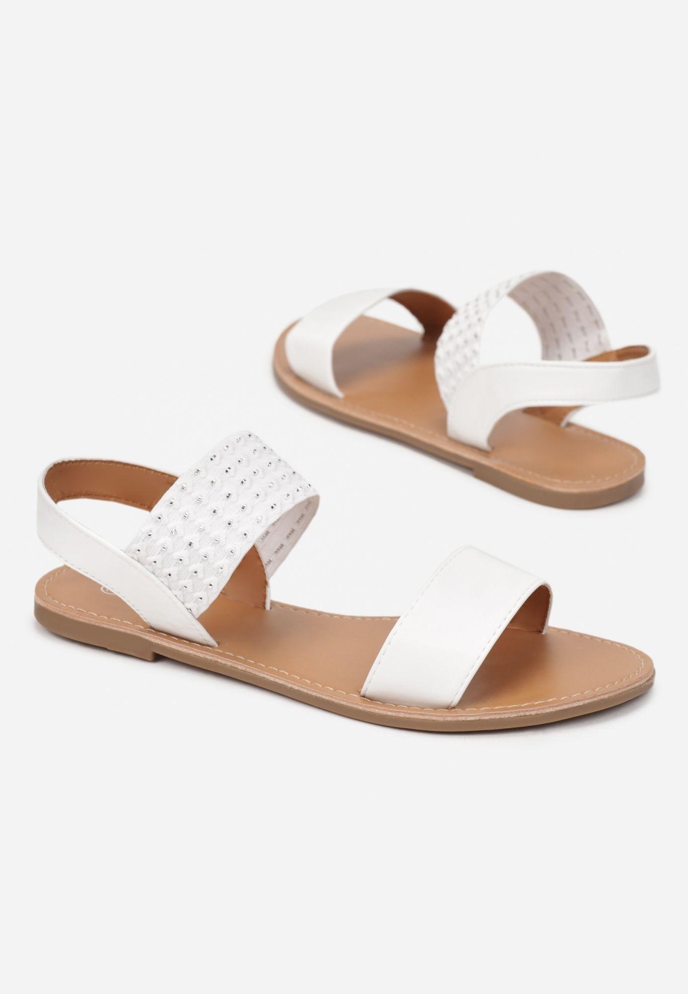 

Renee Białe Sandały damskie 40 Casual