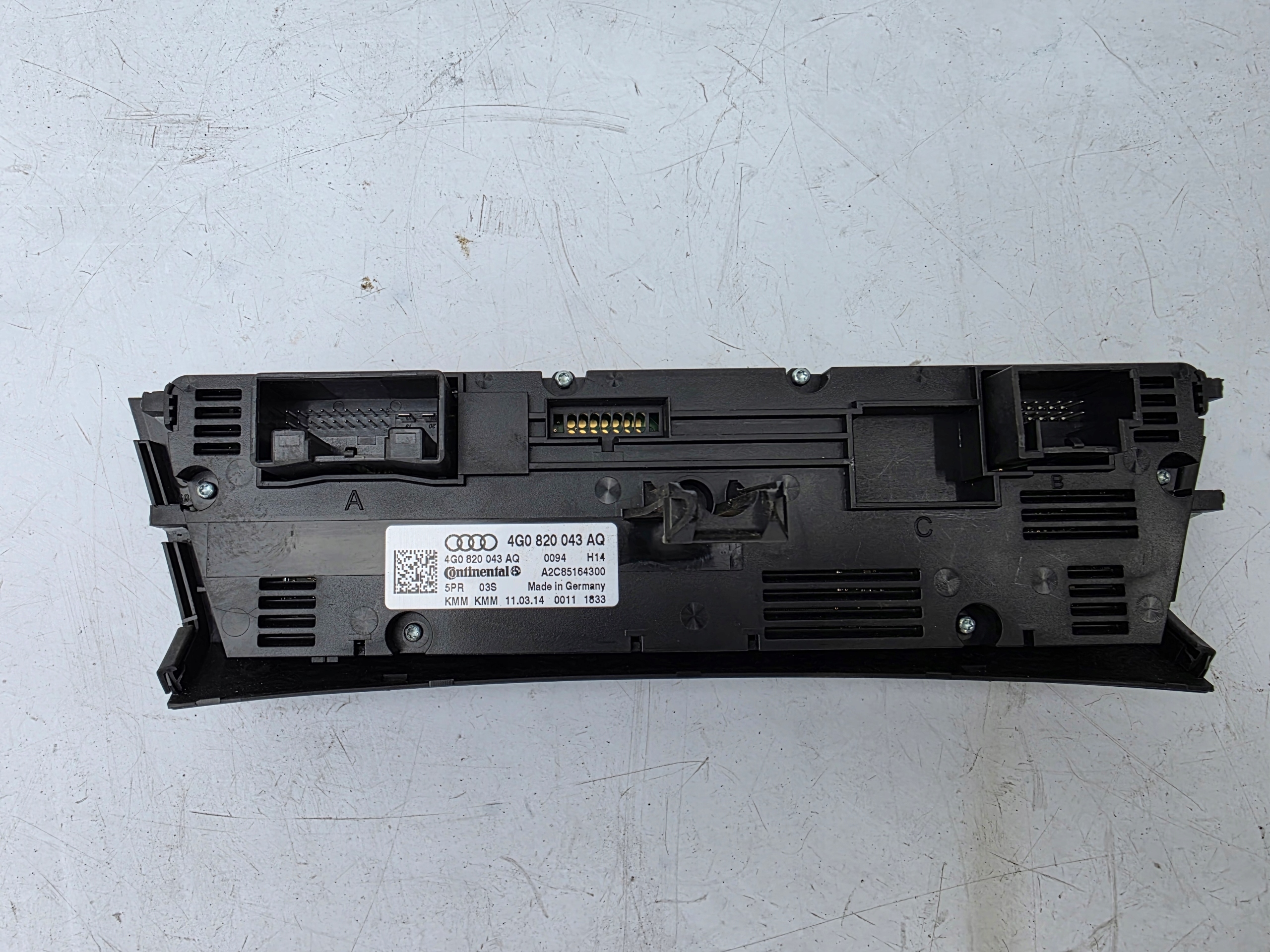 Unite commande clima AUDI A6 C7 Chauffé Sièges A7 4G 4G0820043AQ