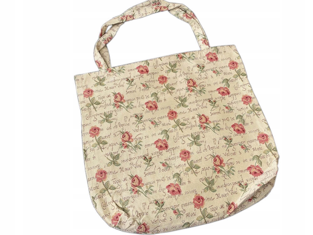 

Gobelin Torba Duża 42x40 cm Różyczki