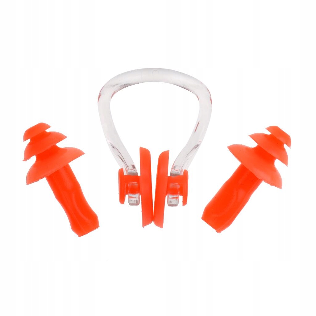 c/ Soft Silicone Nose Clip & Ear Set for