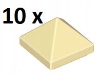 

Lego Tan Slope 1x1 Piramida 22388 10 szt