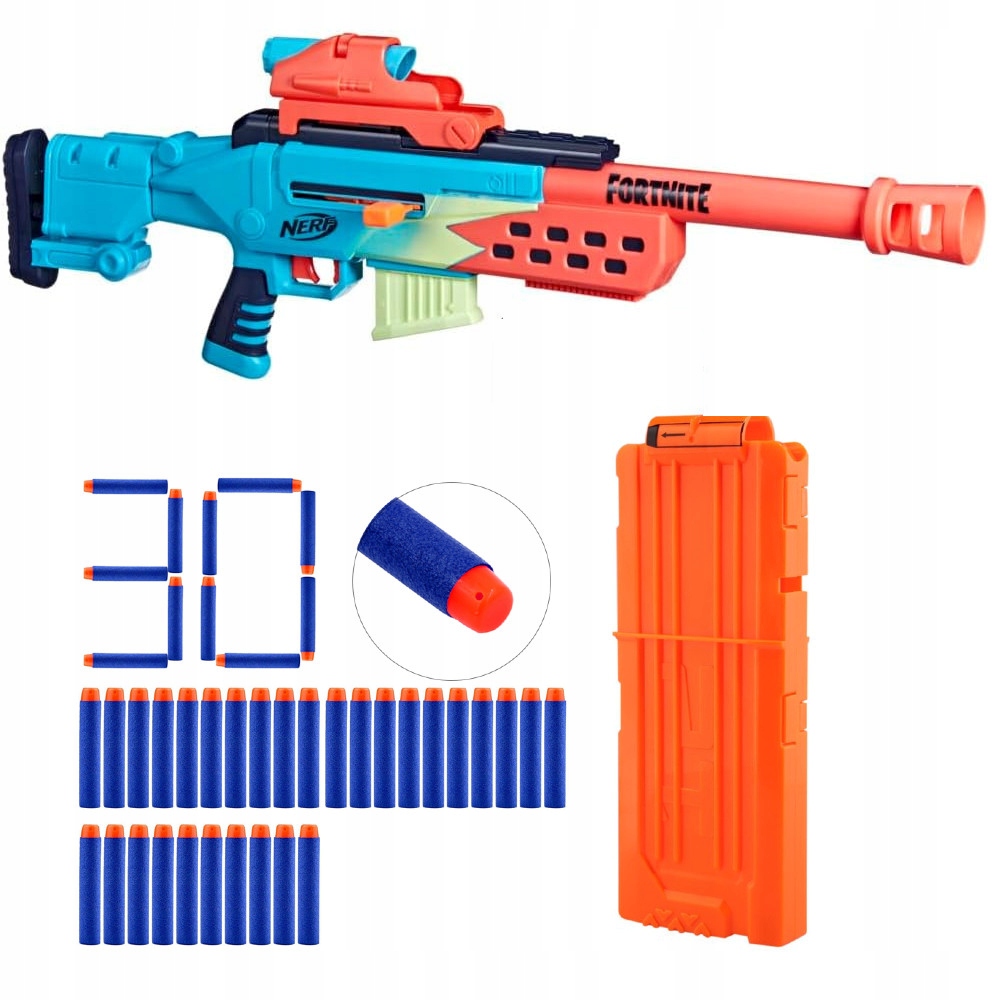 【新品】FORTNITE×NERF STORM SCOUT ナーフフォートナイト Pistolet Nerf Fortnite Storm Scout (5906088203102) • Cena