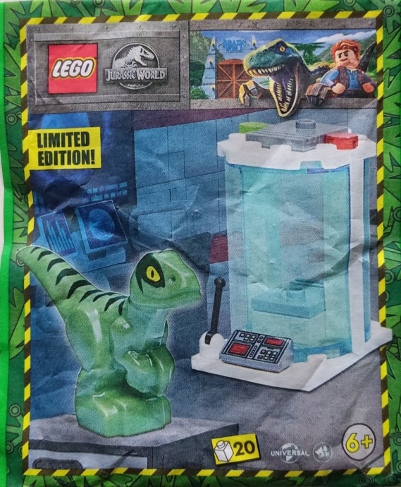

Nowy Lego 122327 Jurassic World raptor i inkubator