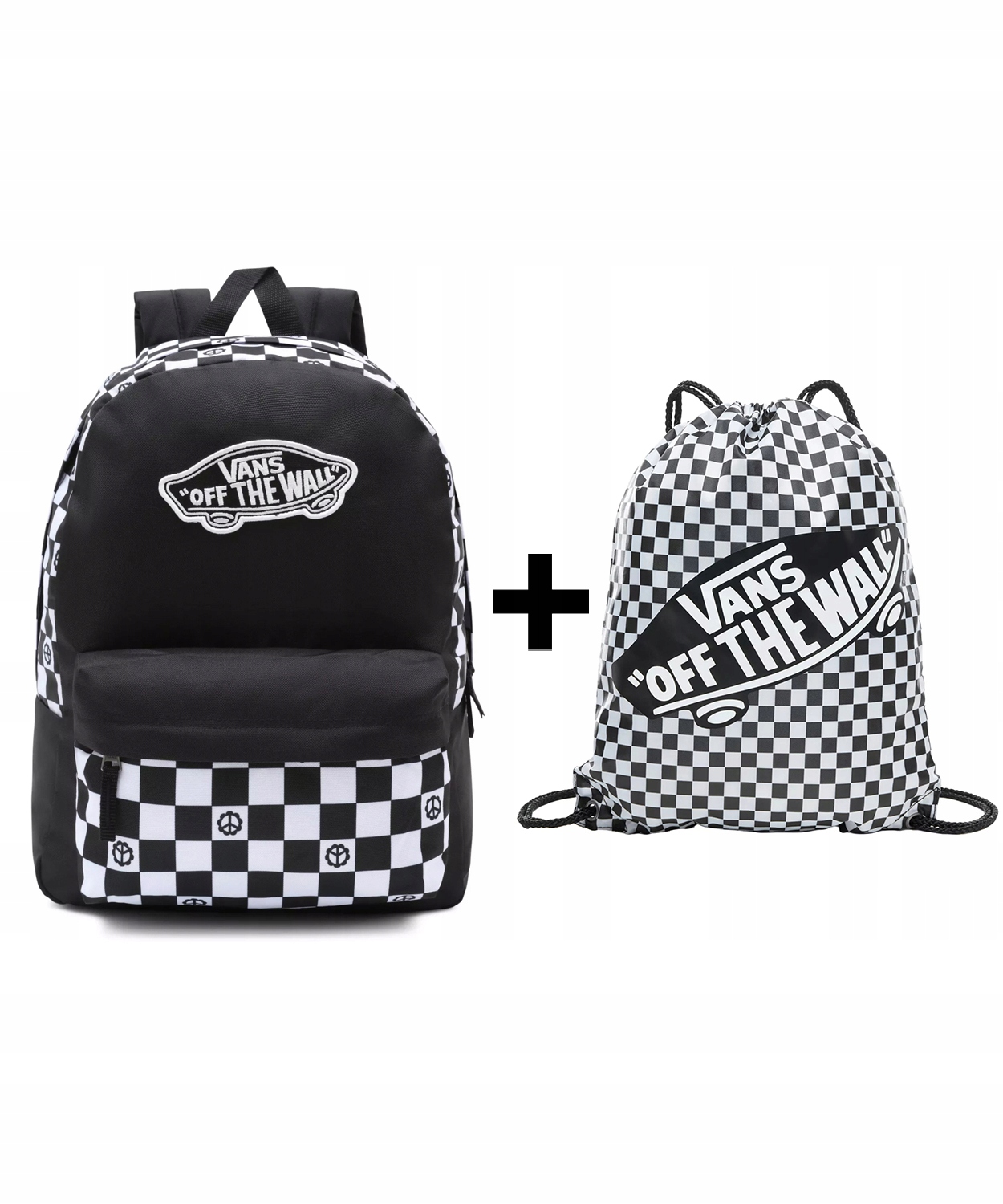 

Zestaw Vans- Plecak Realm VN0A3UI6BKA+Worek SUF56M