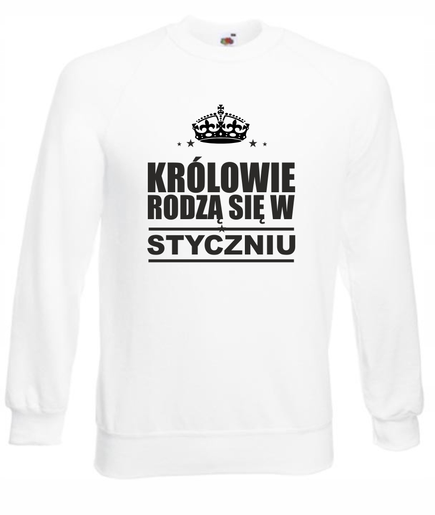 

Bluza Królowie Rodzą Się w Styczniu Styczeń XL