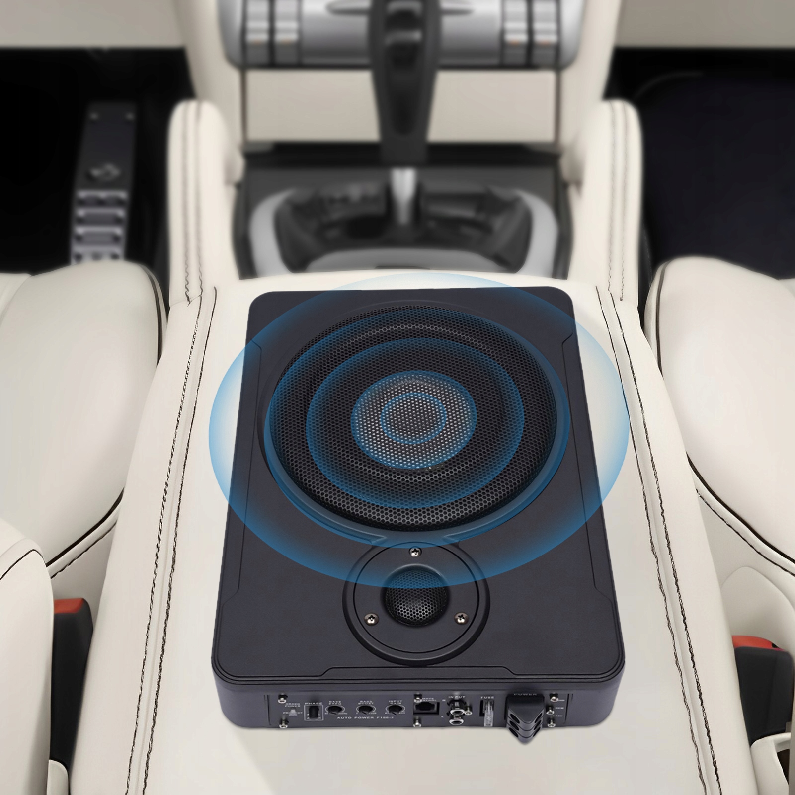 Subwoofer samochodowy 600W 8'' Slim 12V + kabel Producent części Inny