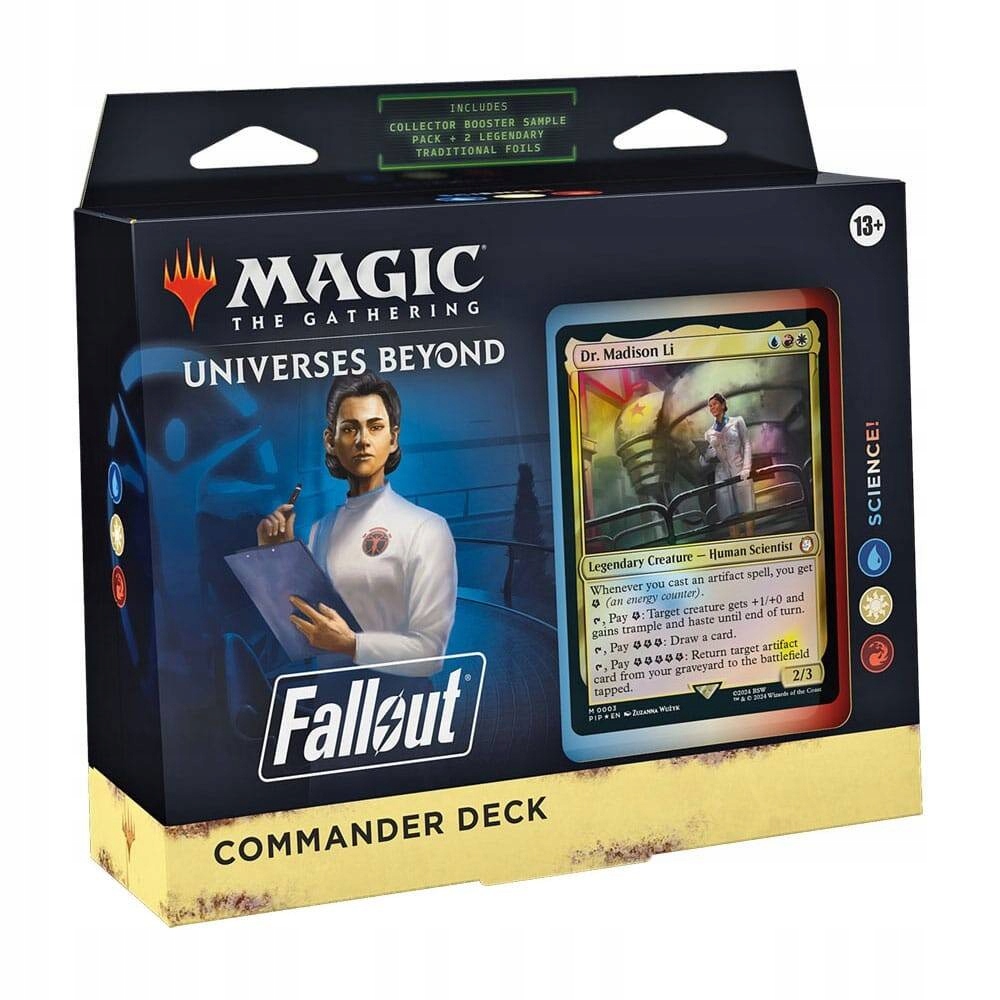 Talia Commander FALLOUT Science! biała niebieska czerwona Magic MtG EDH