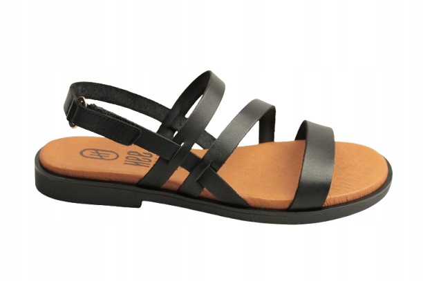 Sandály Hee Shoes 26321 vel.37 Černé Španělské Měkké kožené