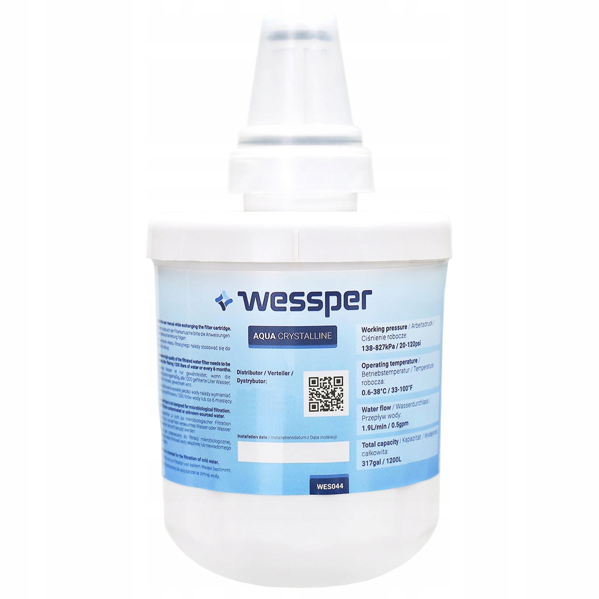 2x Filtr wody do Samsung zamiennik DA29-00003F HAFIN2/EXP AquaPure Kod producenta WES044