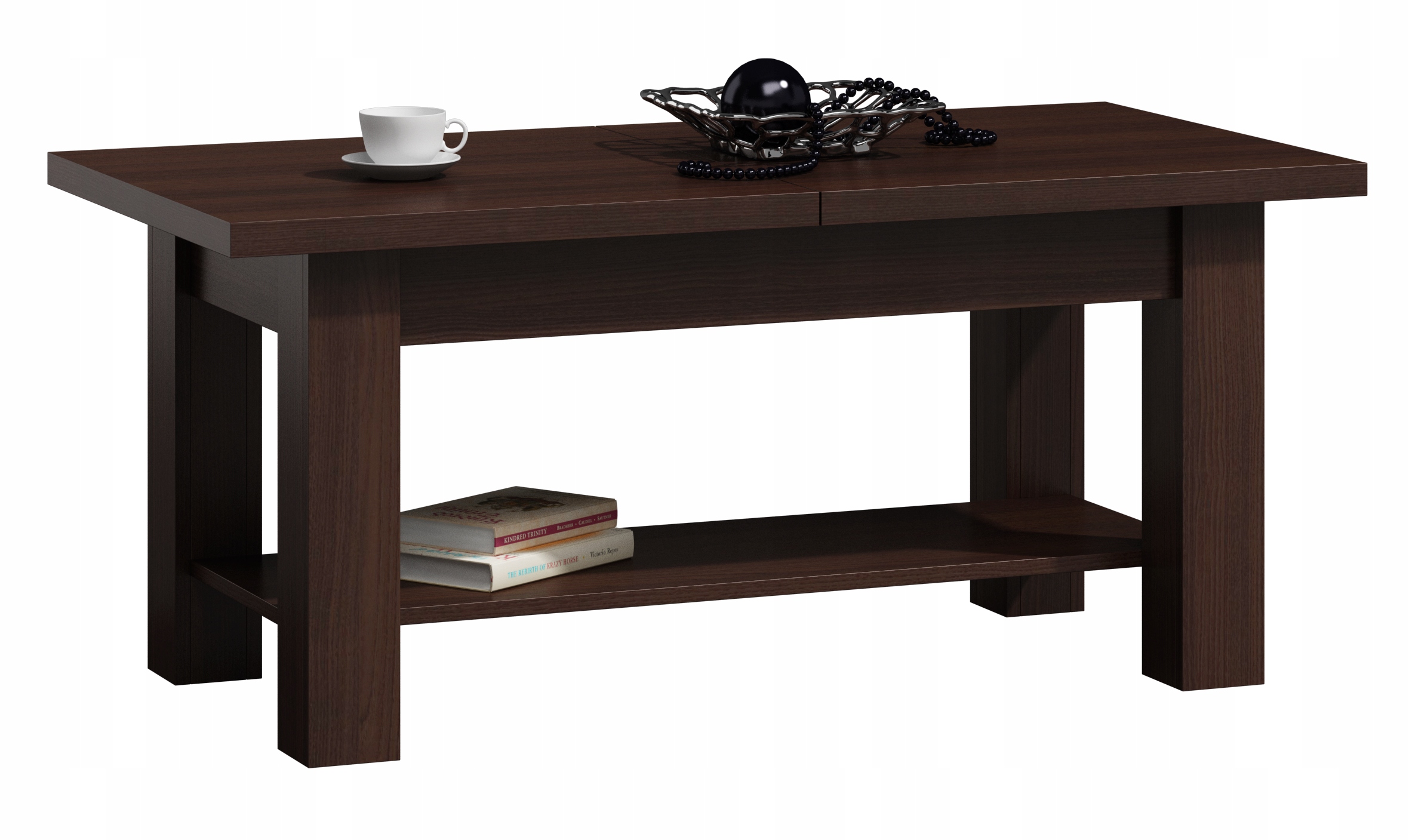 STOLIK ŁAWA PODNOSZONA Z PÓŁKĄ 140x70 DĄB CANYON Waga produktu z opakowaniem jednostkowym 45 kg