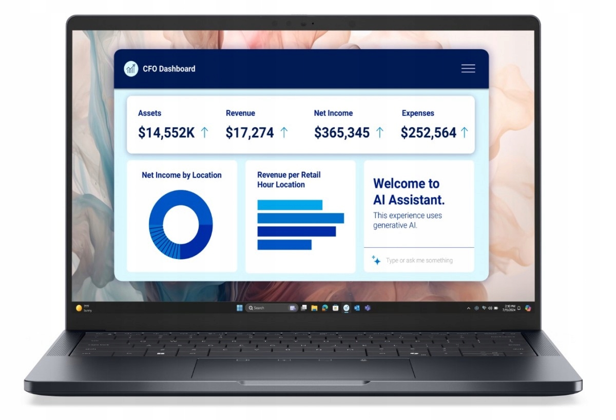 Notebook Dell Pro 14 Premium PA14250 W11P Ultra 7 266V/16GB/512GB Ssd G4 CL35