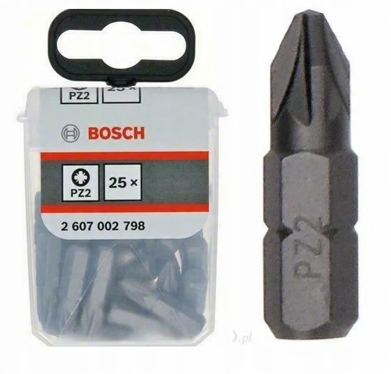 

Bosch Bit Końcówka Extra Hard PZ2 25mm