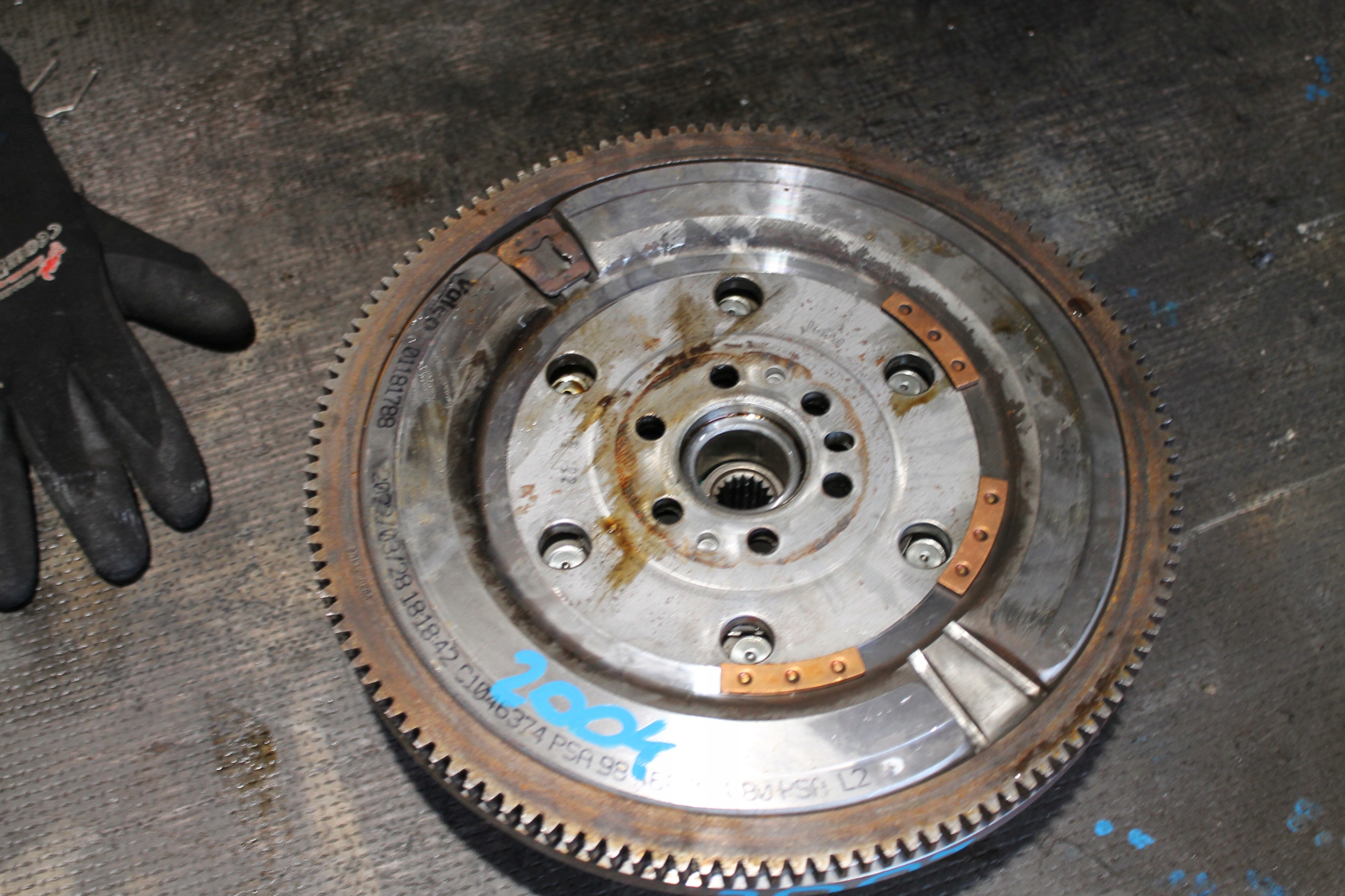 2004. wheel flywheel PEUGEOT 9846803480