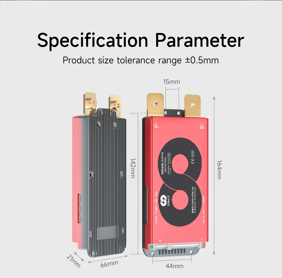 Moduł Smart BMS 8S 150A LiFePO4 Balanser-M BT,WiFi EAN (GTIN) 5900373200265