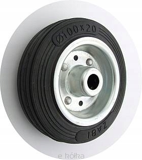 KOŁO kółko fi 140 mm metal - guma
