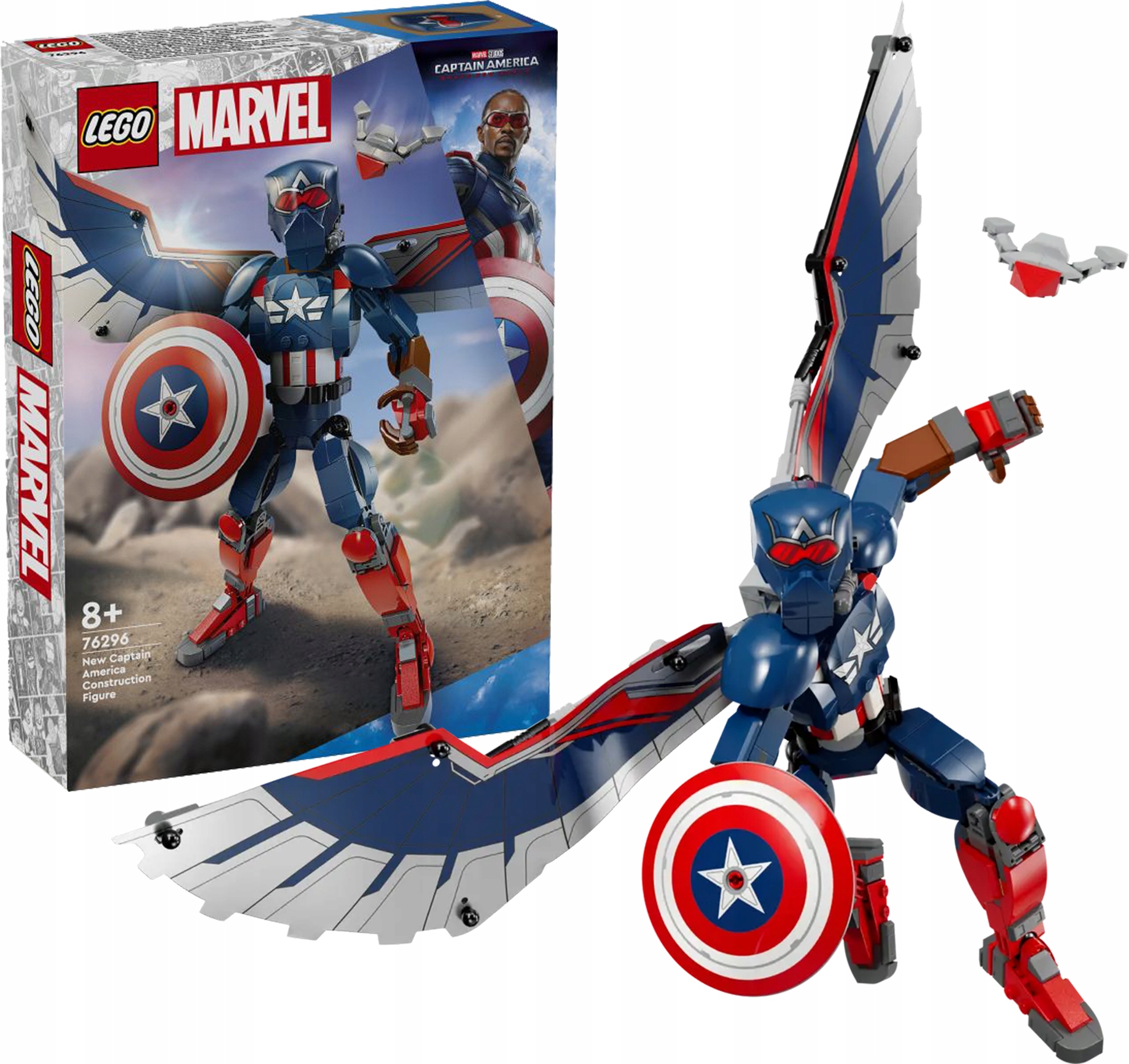 Lego Heroes Figurka nového kapitána Ameriky 76296