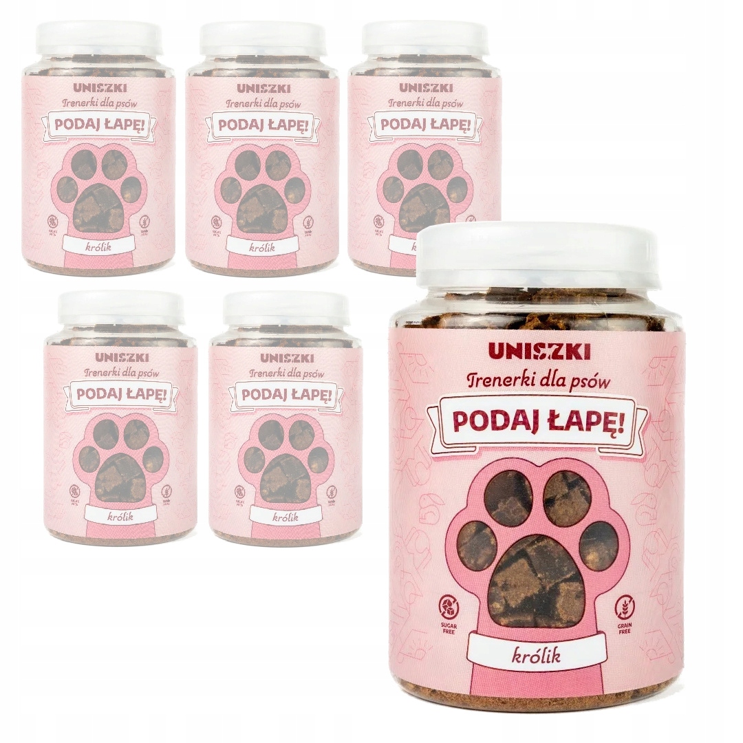 Uniszki Trenérky Králík 6x150g Pamlsek pro psa