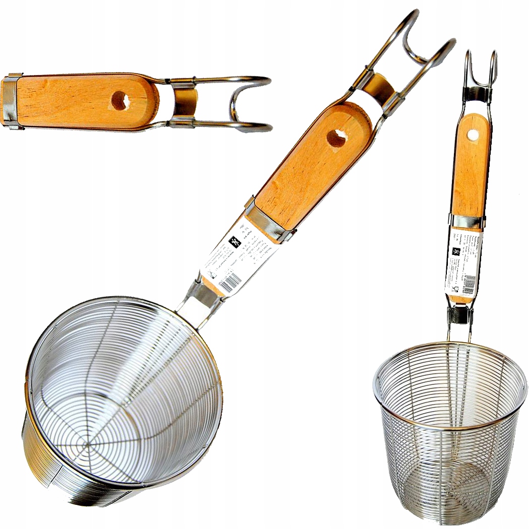 

Czerpak Cedzak Sito Do Makaronu 12cm Głęboki 11cm