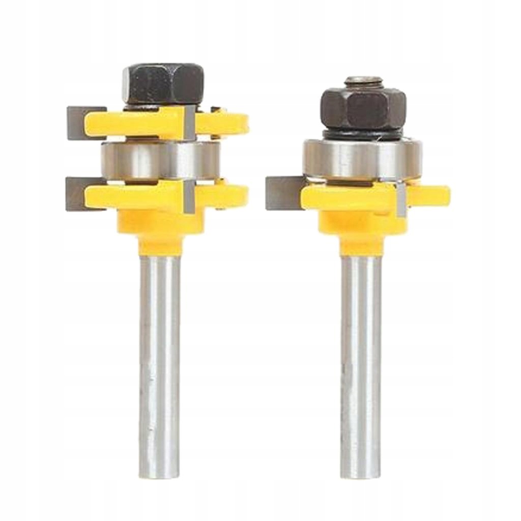 2 . Zestaw frezów z piórem i wpustem 8 mm Zestaw Marka inna