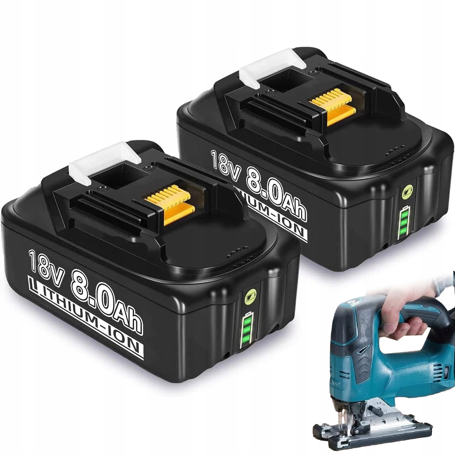 Baterie Pro Makita 8Ah 18V Akumulátor BL1850 BL1850B BL1860 BL1860B BL1840B